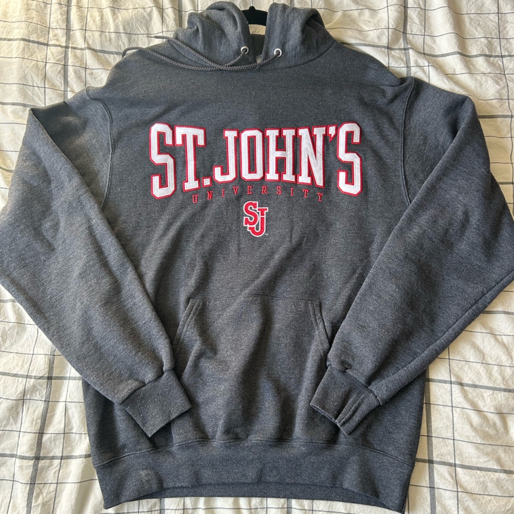 Champion St. John’s University Gray Hoodie- M